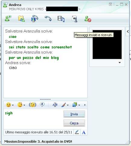 Chat con Windows Live Messenger